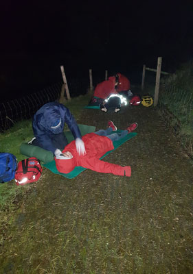Remote First Aid Training Working at Night Image 
